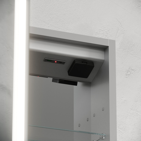 Зеркало-шкаф Sancos Evoke SC8060 60х70 подвесной цвет серый